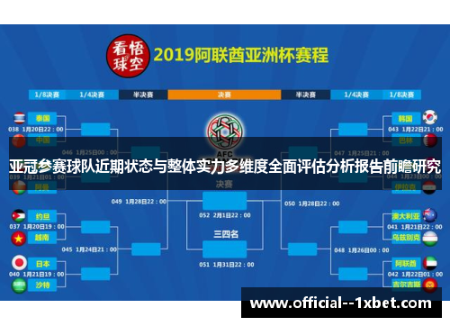 亚冠参赛球队近期状态与整体实力多维度全面评估分析报告前瞻研究